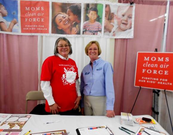 MCAF New Hampshire booth at a women's expo