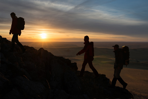 3 hikers. Will climate change affect their climb?