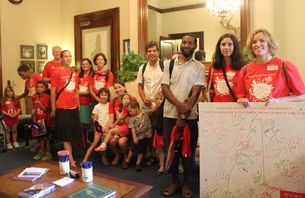 Moms Clean Air Force delivers Play-In Climate Action message to senate offices
