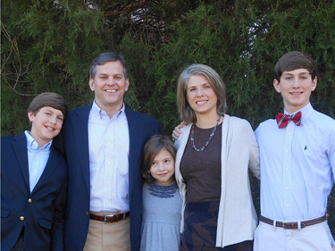 North Carolina Senator Josh Stein and family