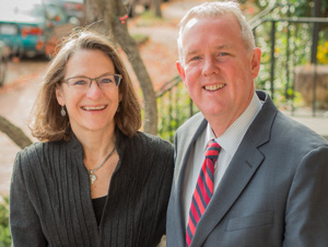 Tommy Wells with wife, Barbara.  Photo: John Nelson Photography http://johnnelsonphoto.com/