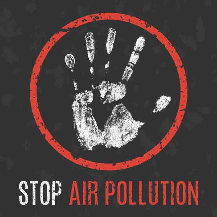 Stop Air Polllution sign