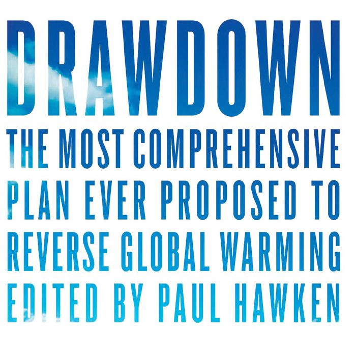 Drawdown book with strategies to reverse global warming