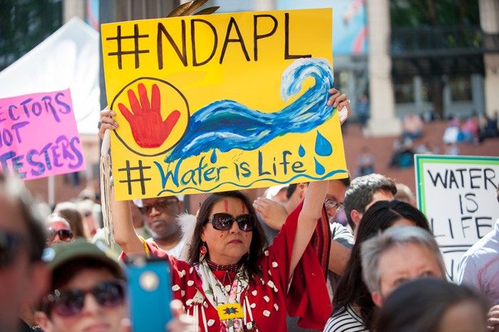 Standing Rock Sioux Tribe protest against the Dakota Access pipeline