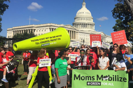 Moms organize in Washington for clean air and a strong EPA