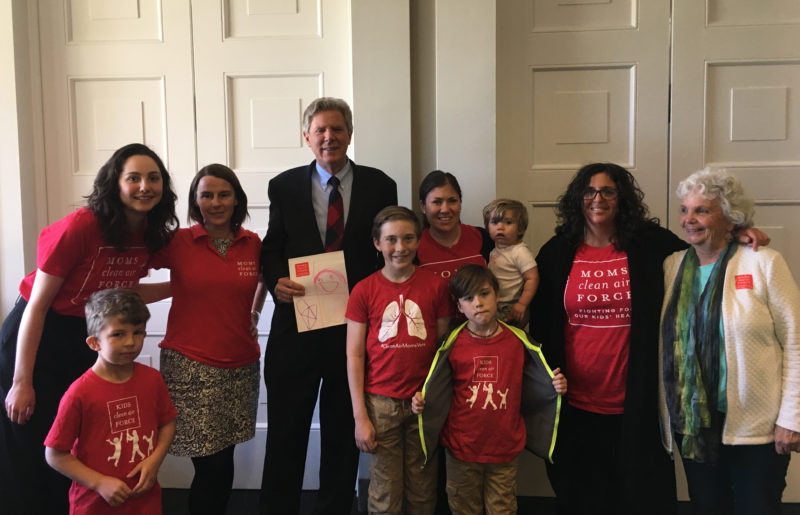 Moms at the Pruitt hearing with Rep. Pallone