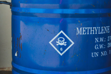 barrel of deadly chemical methylene chloride