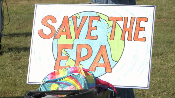 Save the EPA sign