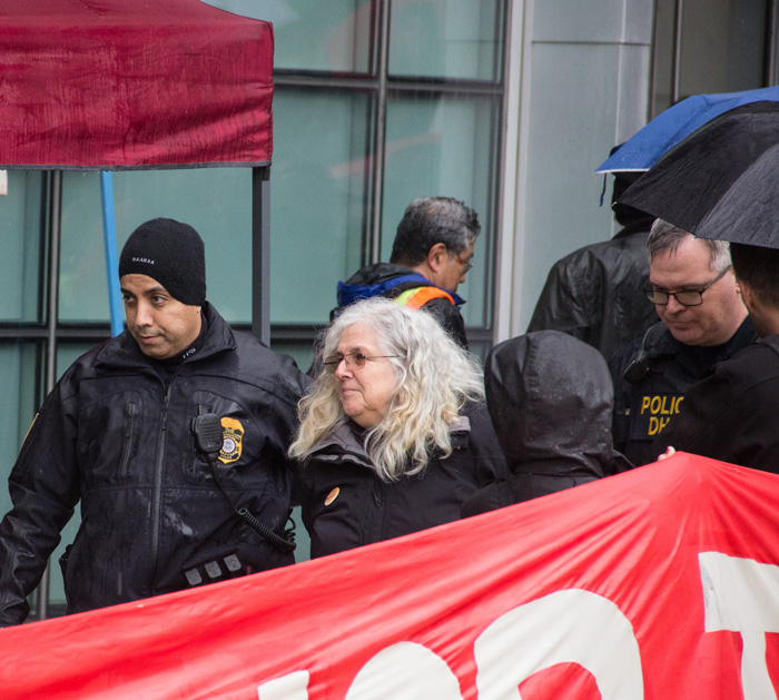 Nancy Feinstein arrested as part of civil disobedience fighting climate change