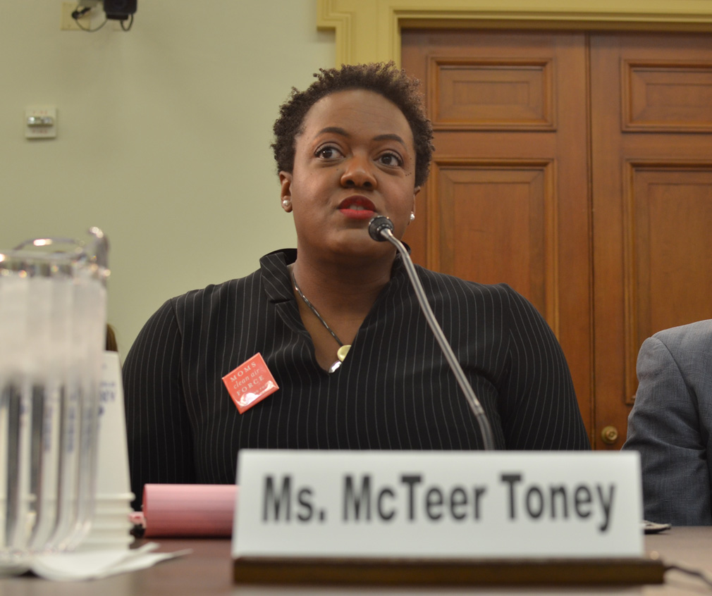 Heather McTeer Toney testifying in opposition to EPA Administrator Andrew Wheeler’s controversial proposal to undermine our country’s Mercury Standards
