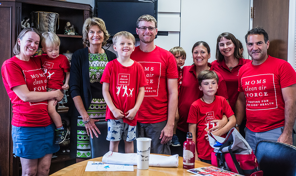Meeting with Senator Lisa Murkowski (AK) at the 2019 play-in for climate action