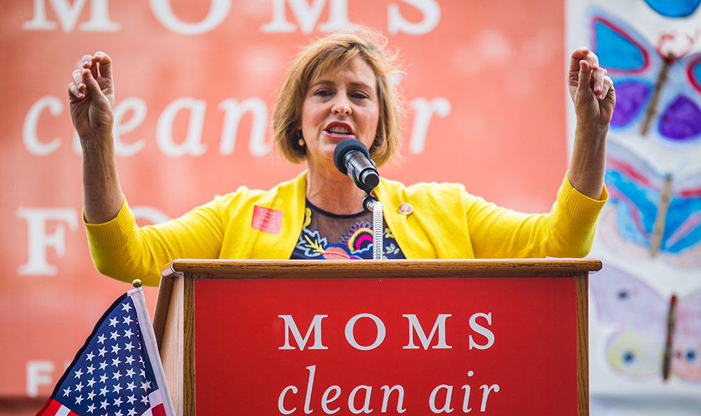 Representative Kathy Castor (FL-14) at the play-in for climate action