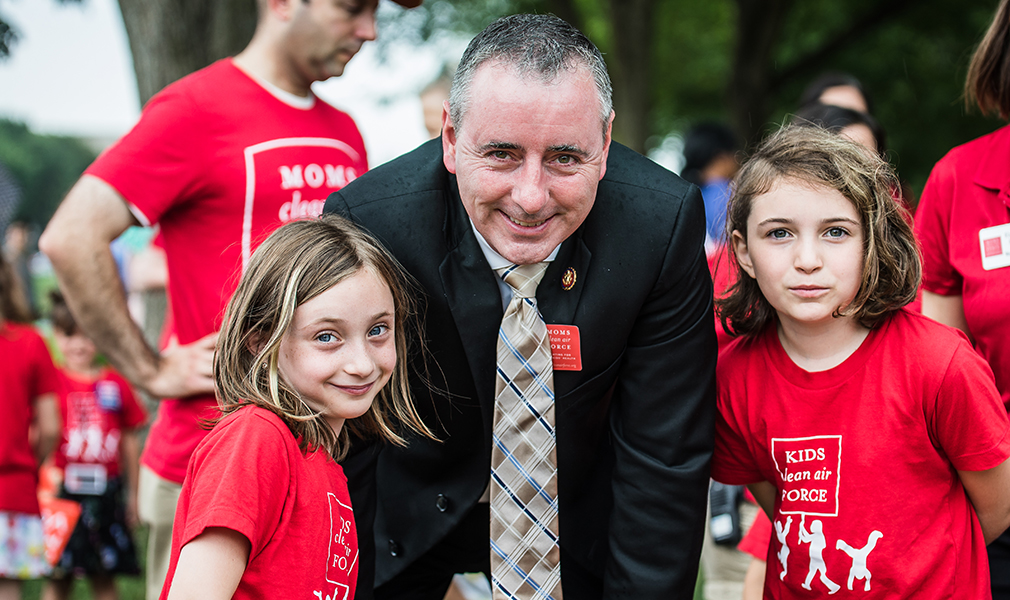Representative Brian Fitzpatrick (PA-01) at the 2019 play-in for climate action