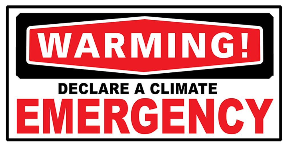 Climate Emergency sign