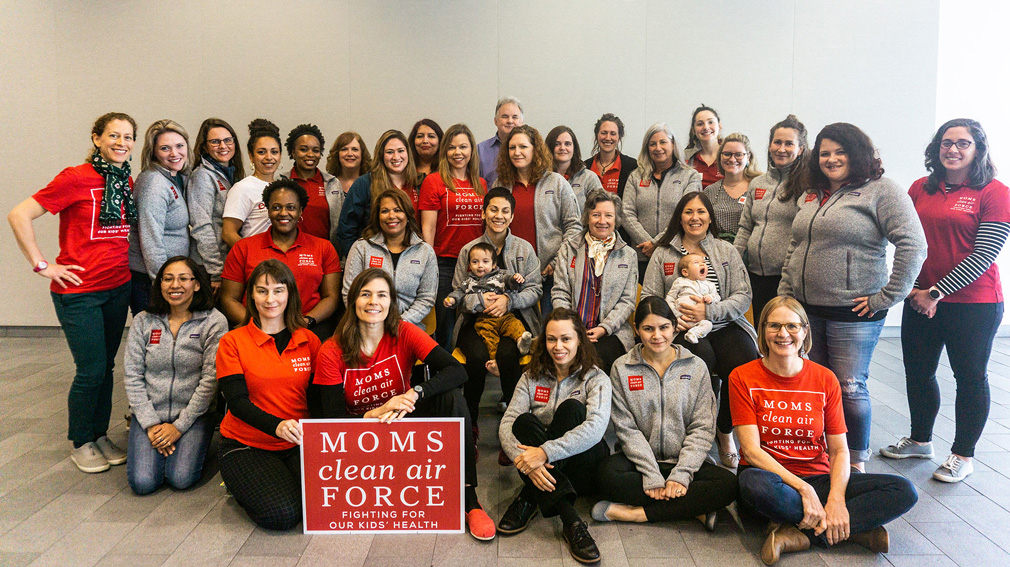 February, 2020: The Moms Clean Air Force team.