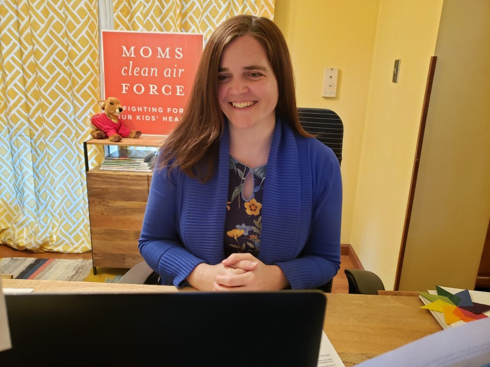 field organizer Vanessa Lynch helped put on an online webinar about oil and gas pollution