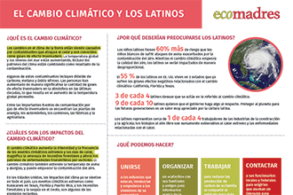 El Cambio Climático y los Latinos