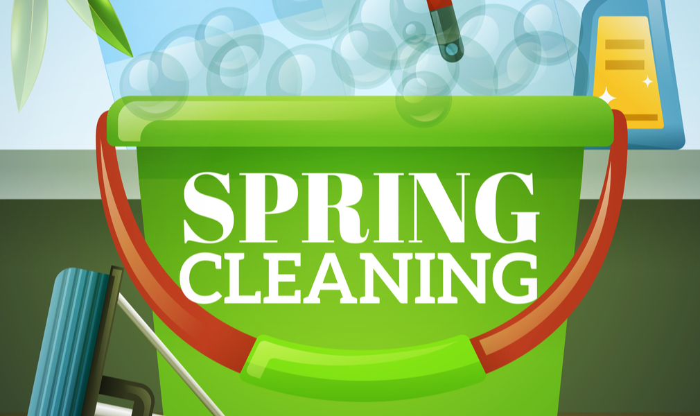 Spring cleaning illustration