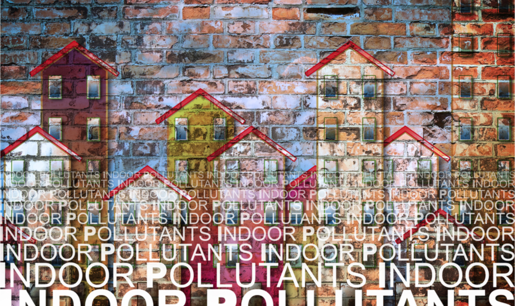 indoor pollutants illustration to highlight chemical safety