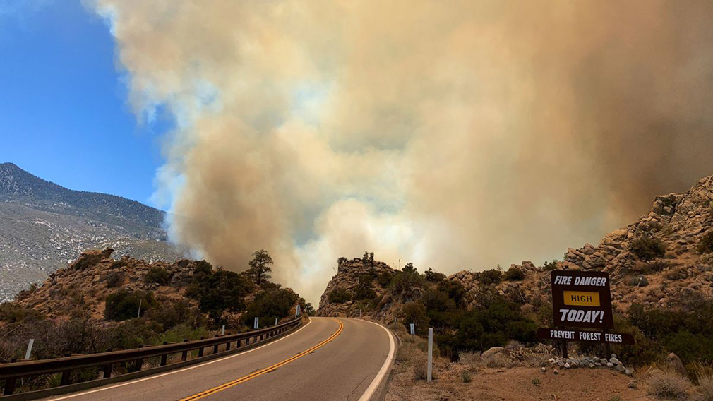 Western wildfires spread through California and Arizona this week. Photo: CNN