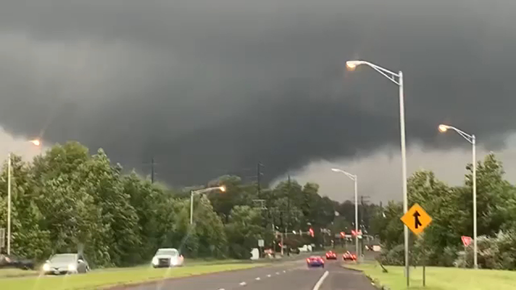 Tornado touches down in New Jersey after Hurricane Ida, September 2021. How can the Build Back Better Act help climate action? Credit: ABC News