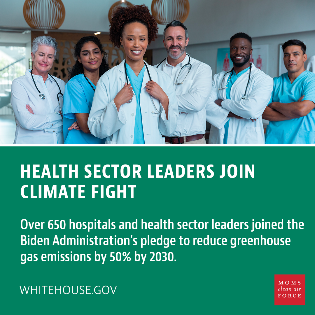 Health sector leaders join climate fight