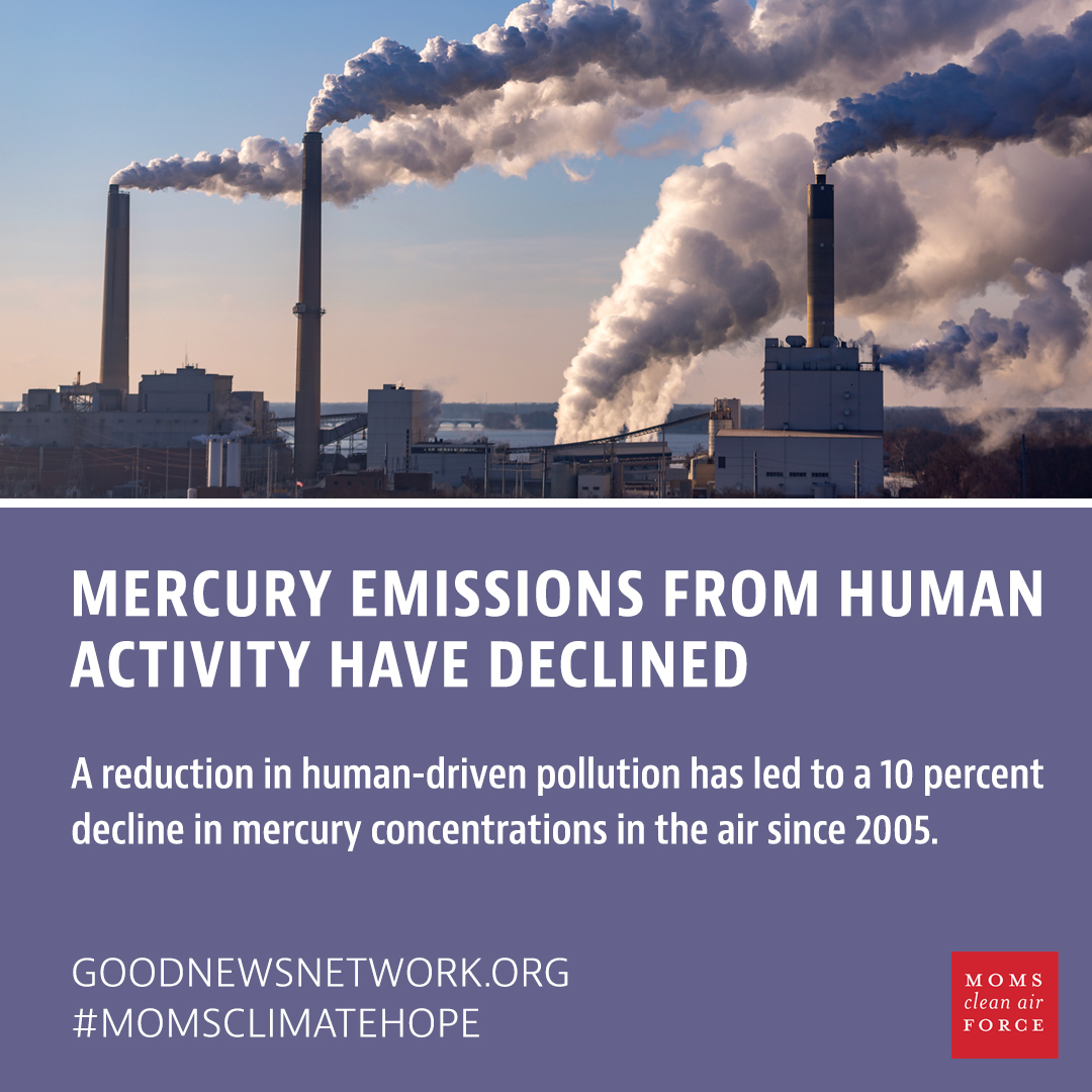 Mercury Emissions From Human Activity Have Declined