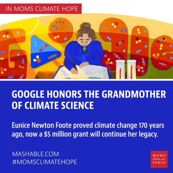 Google honors the grandmother of climate science