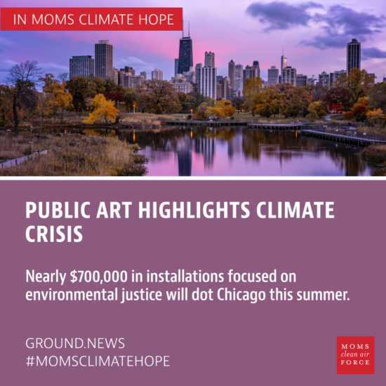 Public art highlights climate crisis
