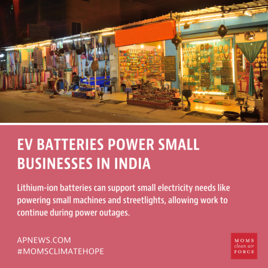 EV Batteries Power Small Businesses in India