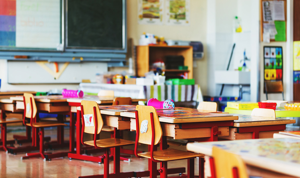 This classroom needs air conditioning for students to stay healthy and learn