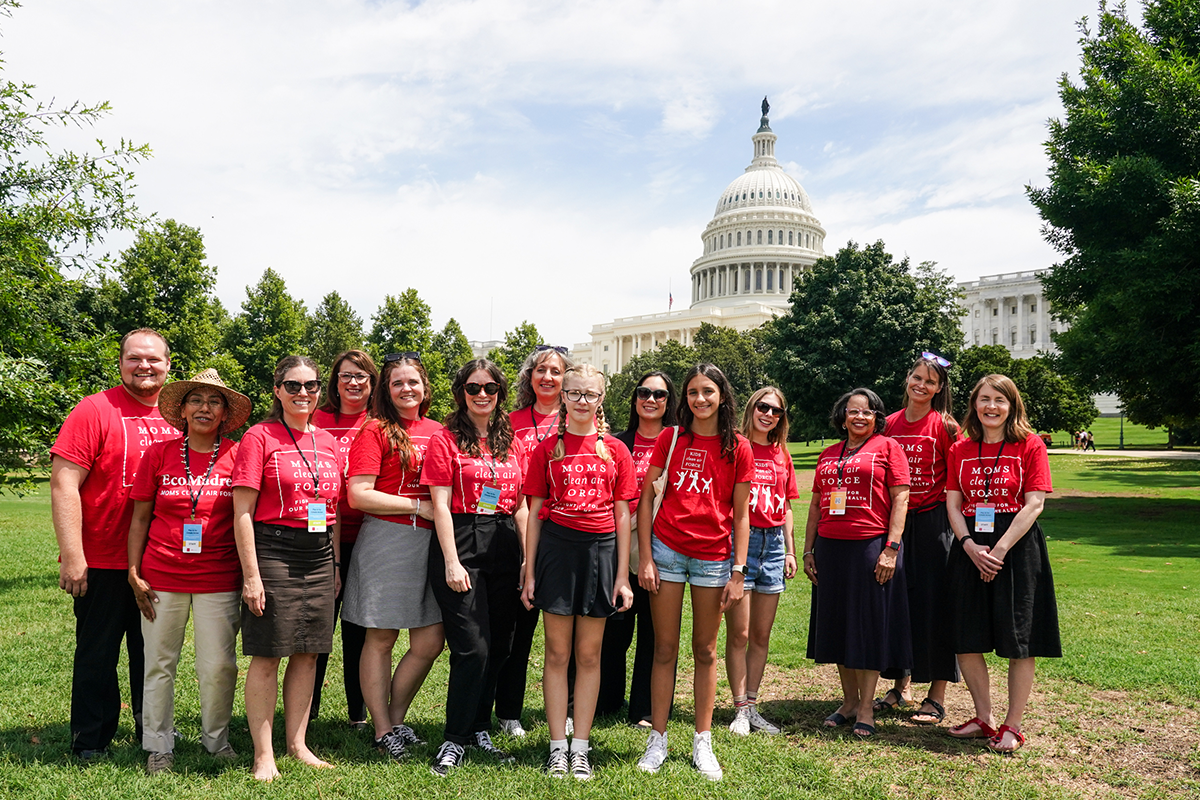 Support Moms Clean Air Force members fighting for climate action