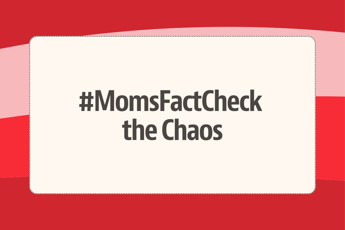 #MomsFactCheck the Chaos illustration