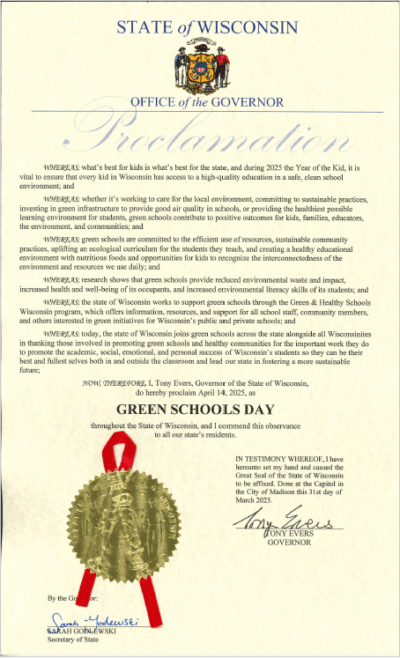 Green Schools Day Proclamation