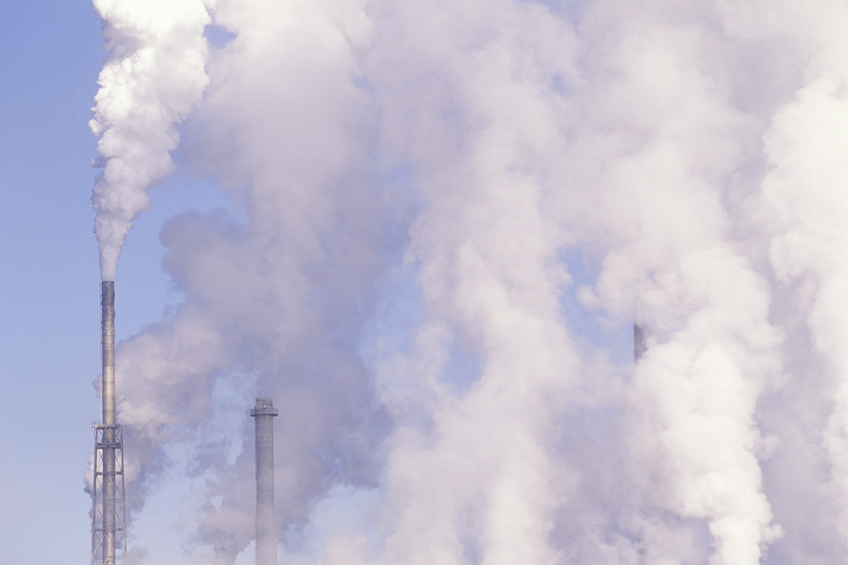 Cancer doctor, Dr. Joan Schiller, opposes the type of industrial air pollution seen here.