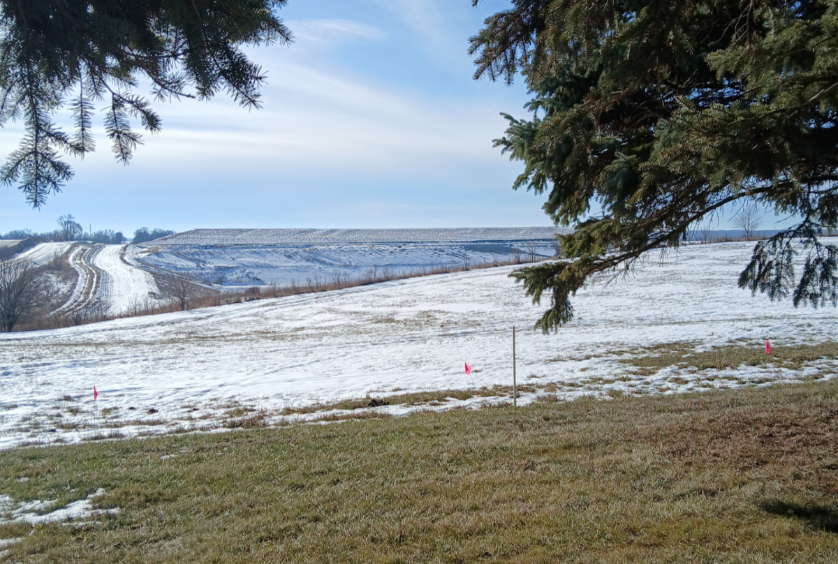 Ottumwa-Midland Landfill (seen in the distance)