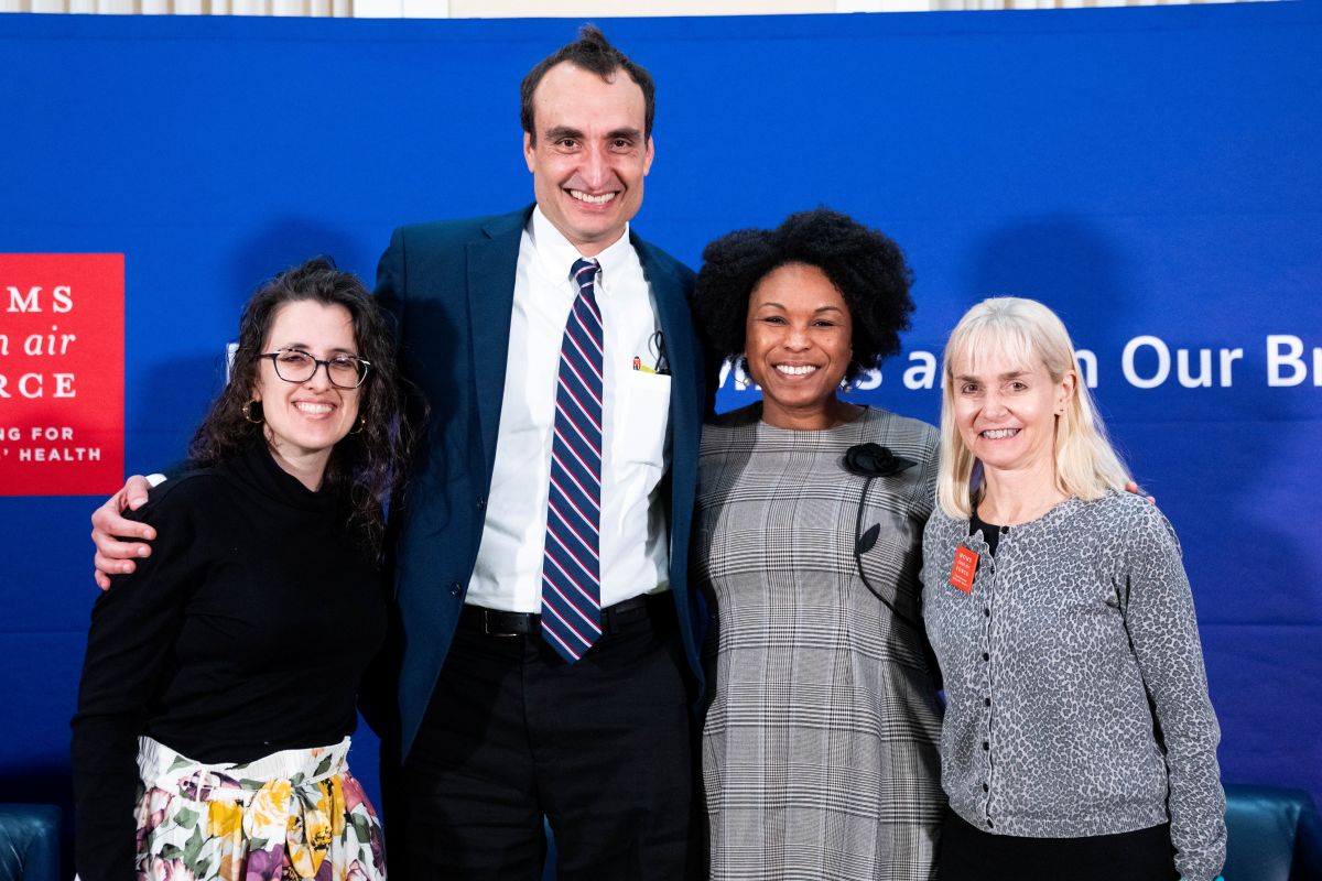 Dr. Ray Dorsey and others at Moms Annual Summit