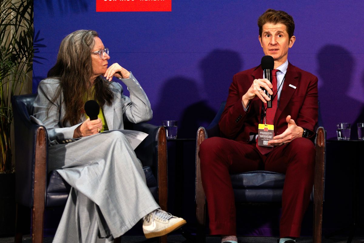 Dominique Browning and Dr. Leo Trasande