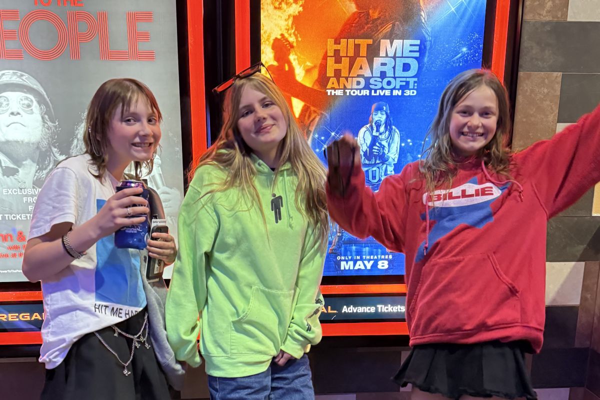 Three teenage girls