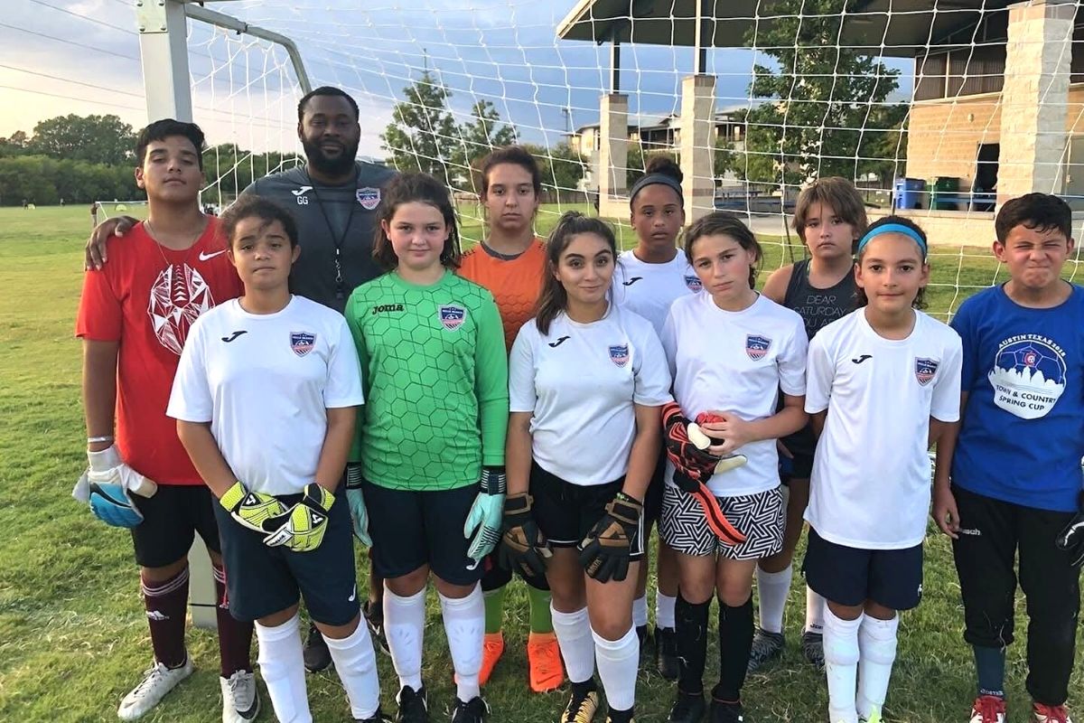 Gabe Gibbons and his youth soccer team