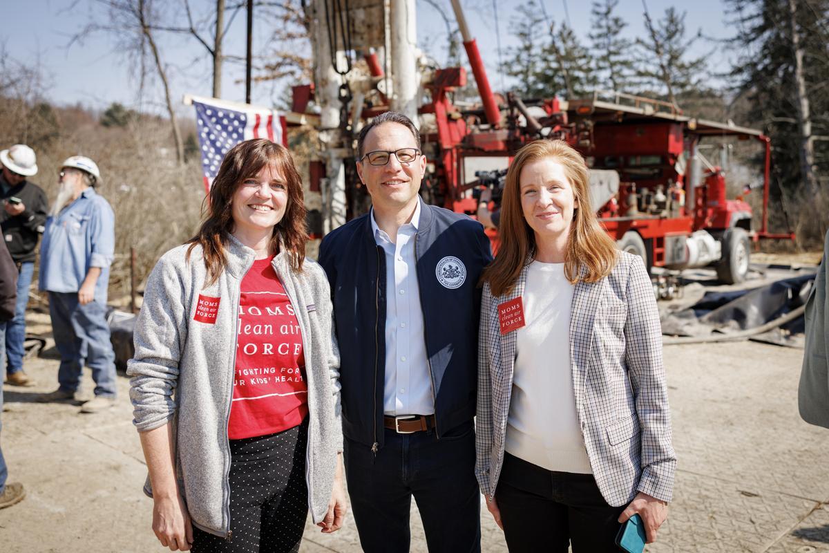 Moms celebrate capping orphaned wells with Pennsylvania Governor Shapiro