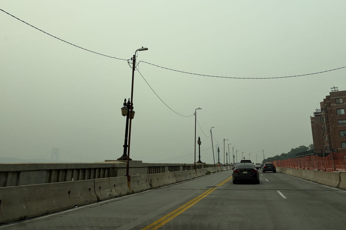 June 2026 wildfire smoke in New York City