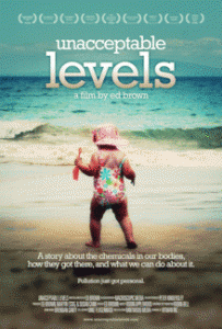 unacceptable levels film poster showing a baby on a beach
