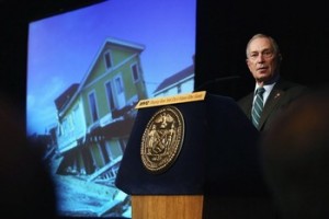 Michael Bloomberg talks about Superstorm Sandy and climate change