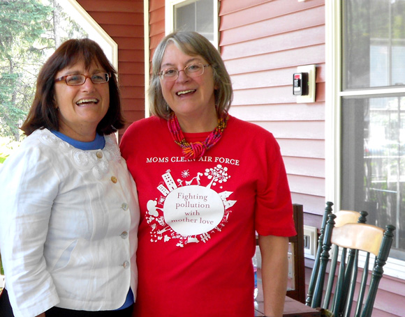 Congresswoman Ann McLane Kuster and MCAF NH Field Manager, Yvonne Nanasi at Tillotson Center in Colebrook, NH.