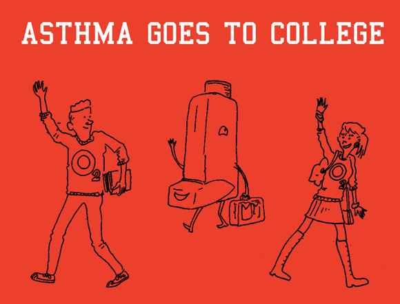 Asthma Goes to College eBook graphic