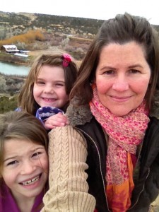 Utah Moms for Clean Air founder, Cherise Udell with daughters, Sophia and Ella.