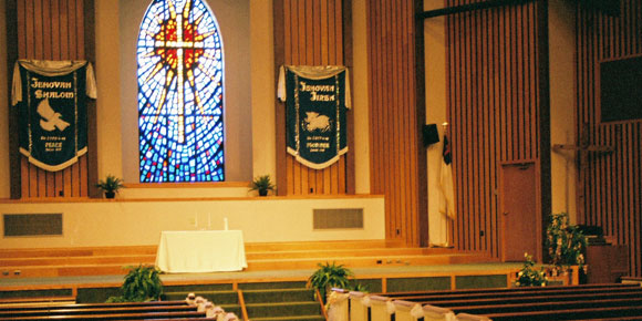 Christian church sanctuary